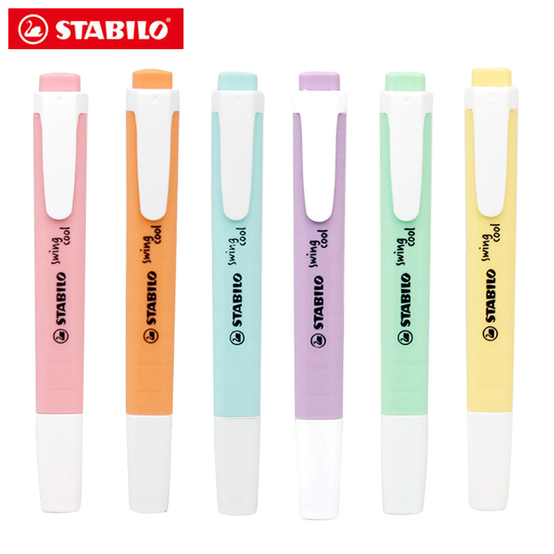 Stabilo Marker Boss - 1 ชิ้น ปากกาไฮไลท์ STABILO ของเยอรมัน สีพาสเทล