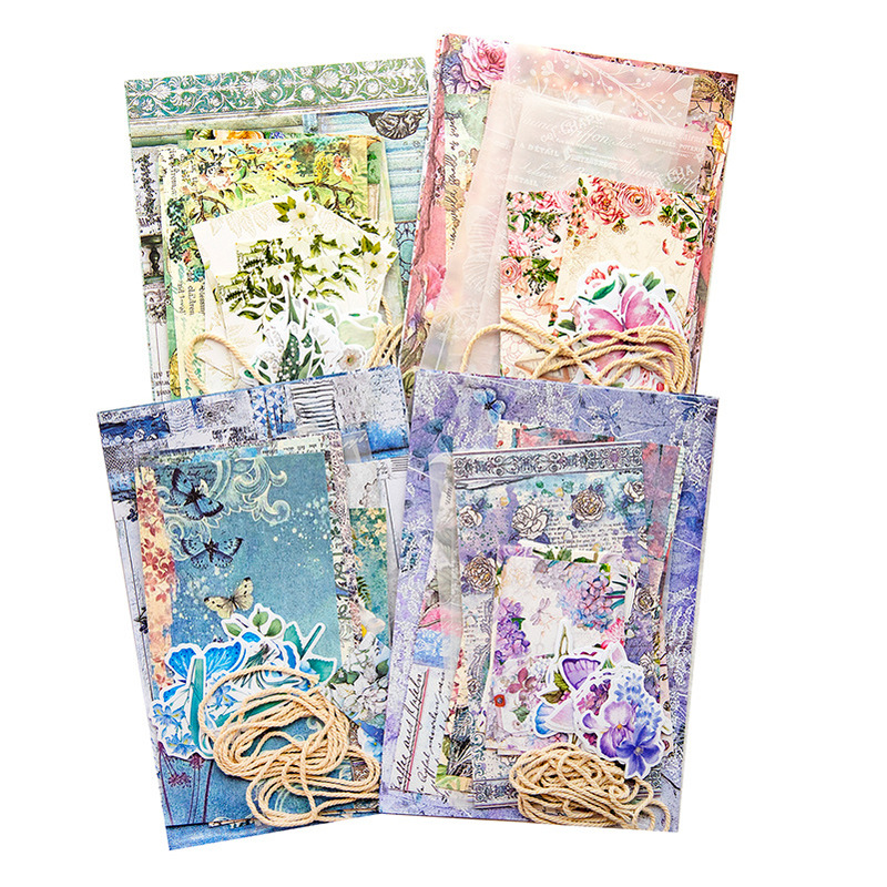 1 แพ็ค/40 ชิ้น กระดาษวินเทจหลา - Embellishments For Scrapbooking บทวิจารณ์และราคา