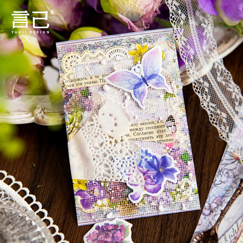 1 แพ็ค/40 ชิ้น กระดาษวินเทจหลา - Embellishments For Scrapbooking บทวิจารณ์และราคา