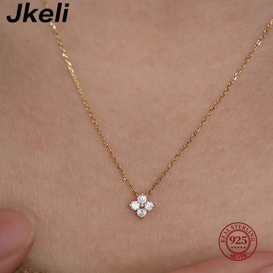 สร้อยคอจี้ใบโคลเวอร์สี่แฉกขนาด - Pearl Trim Chain บทวิจารณ์และราคา