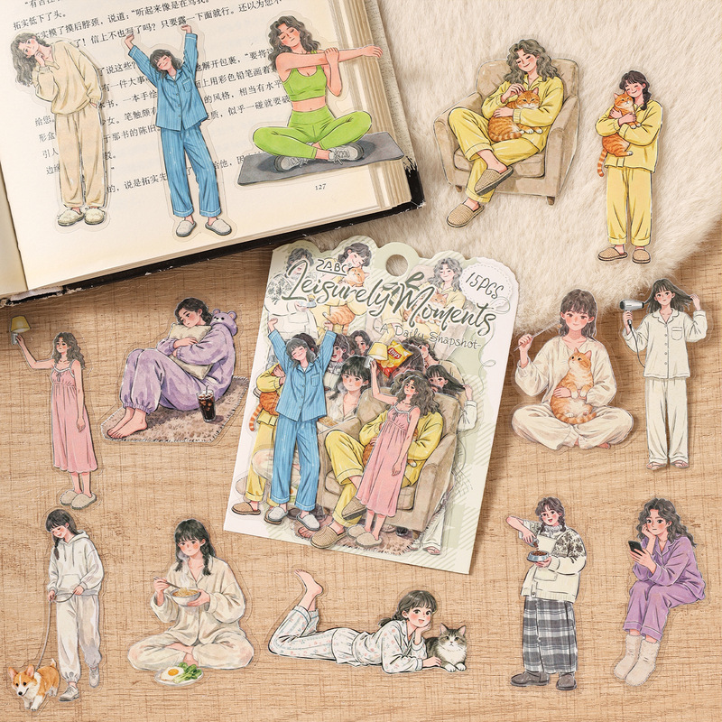 ชุดสติกเกอร์ตัวละครผู้หญิงสวยส - Embellishments For Scrapbooking บทวิจารณ์และราคา